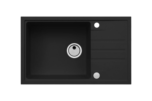 Chiuvetă Alveus Intermezzo 130 G90 Negru Mat - Gallery Image 1