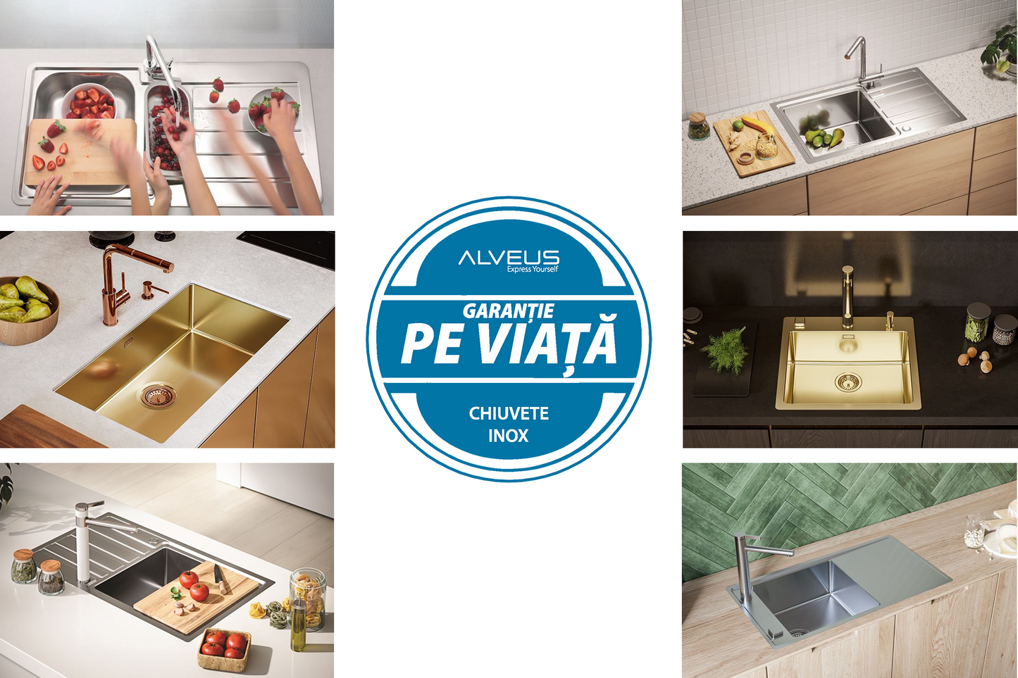 Chiuvetă Alveus Basic 150 Leinen - Gallery Image 3