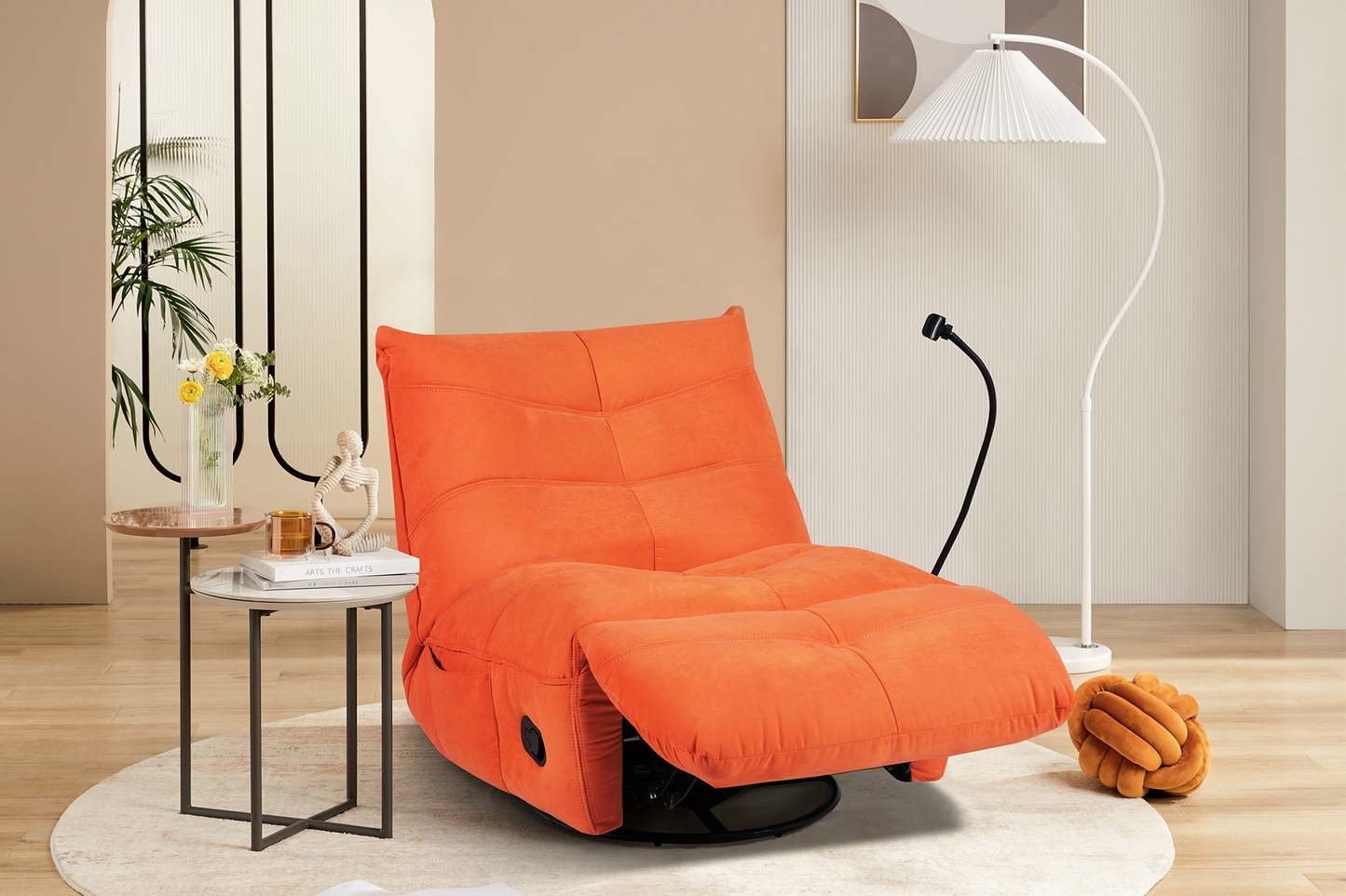 Fotoliu cu recliner Urban Nest (balansoar, rotativ) - Gallery Image 3