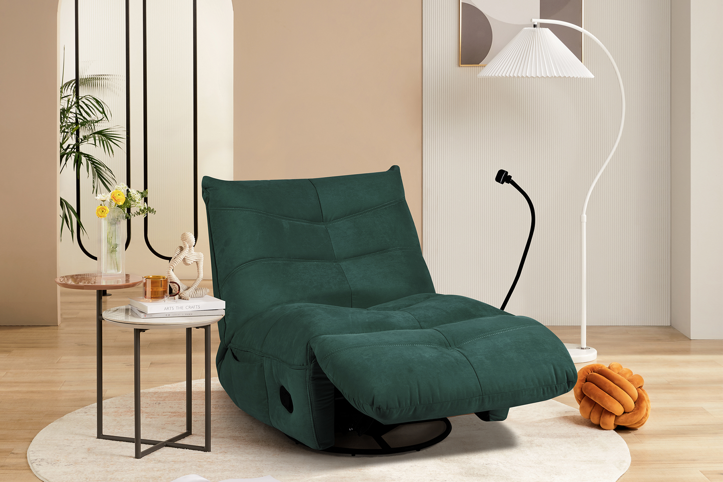 Fotoliu cu recliner Urban Nest (balansoar, rotativ) - Gallery Image 12