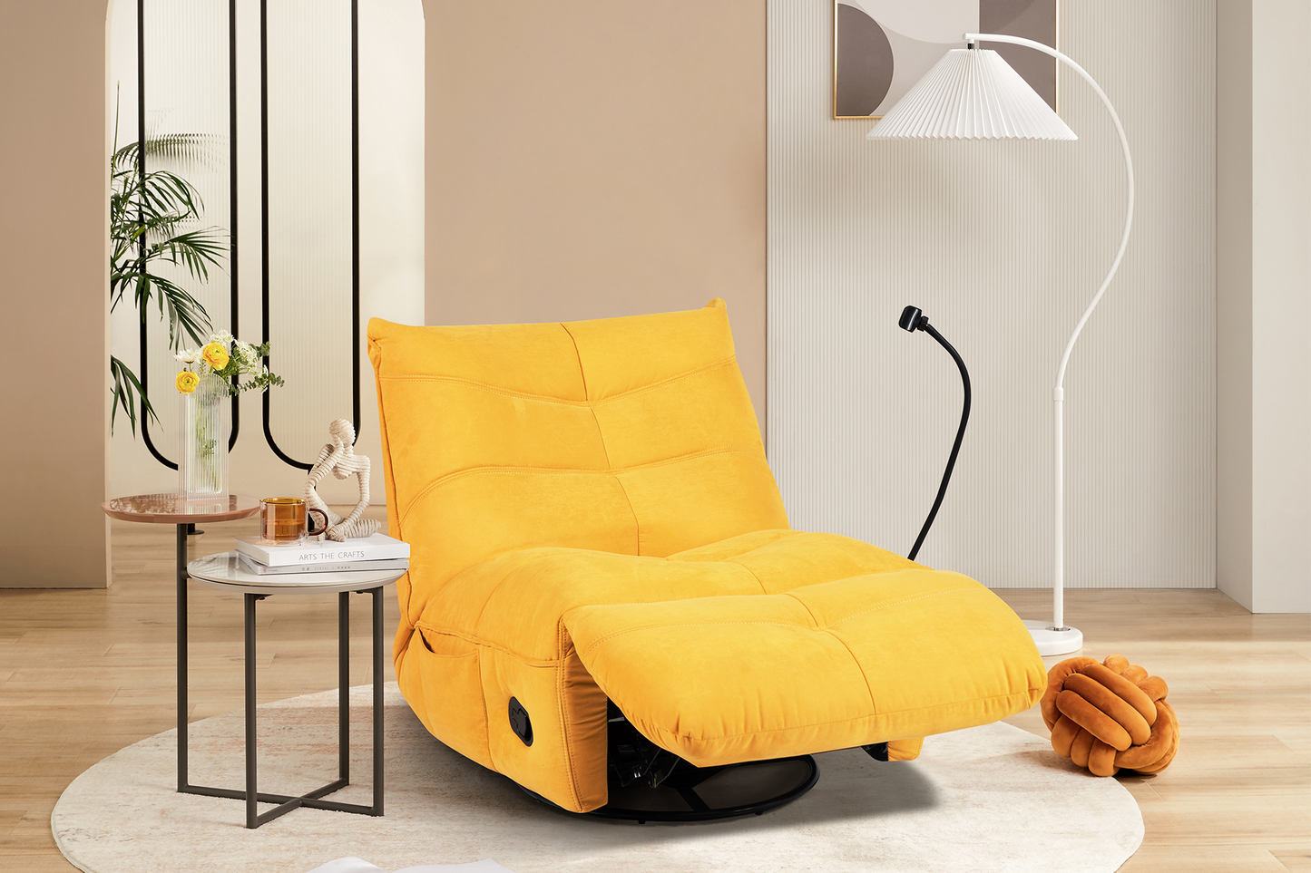 Fotoliu cu recliner Urban Nest (balansoar, rotativ) - Gallery Image 14