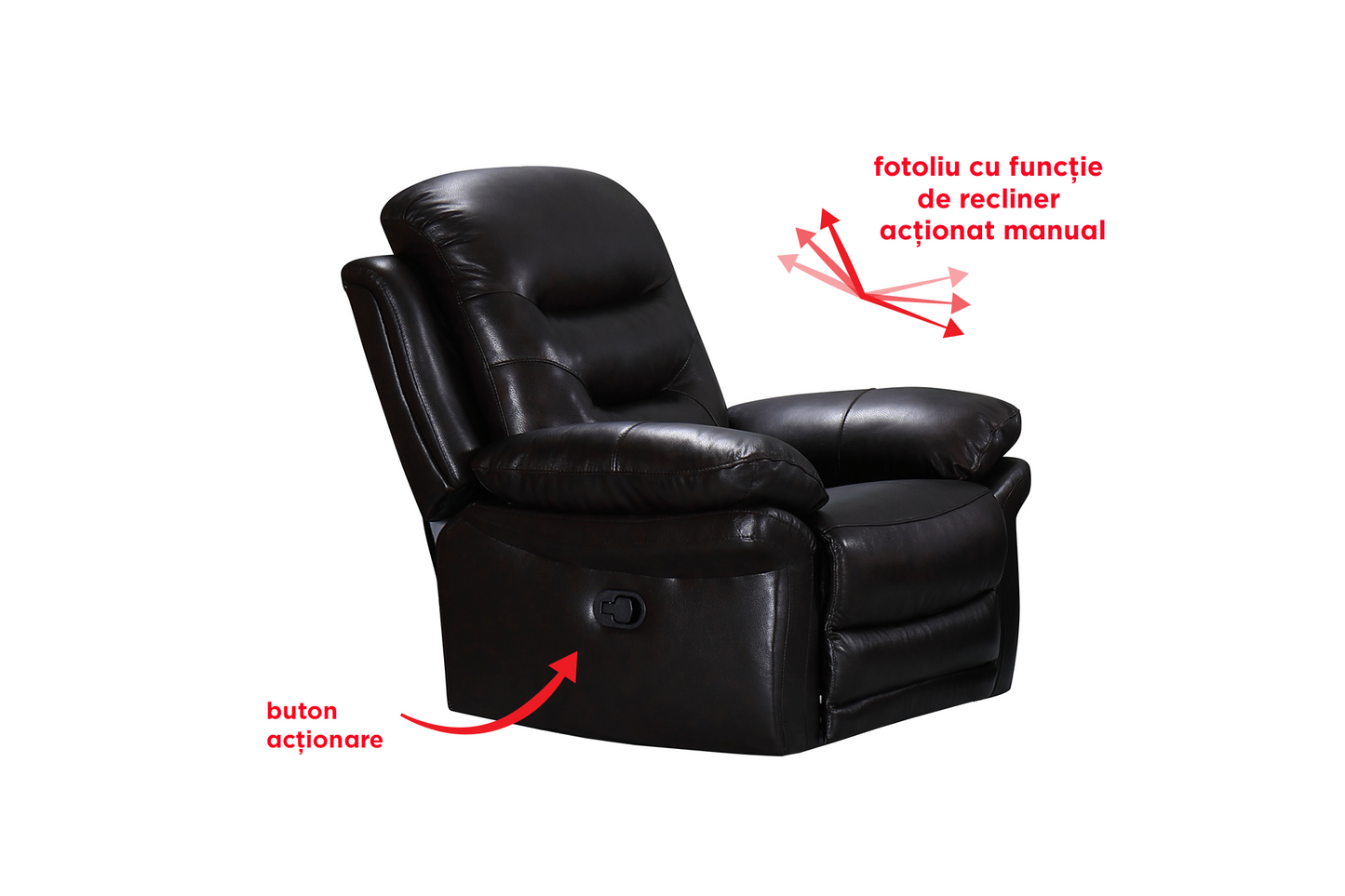 Fotoliu cu recliner Macao - Gallery Image 2