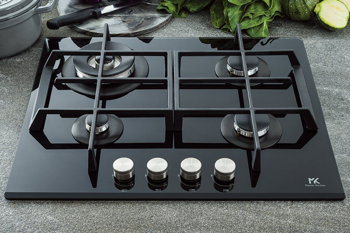 Plită gaz Master Kitchen MKHG 6031ED-TCBK - Gallery Image 2