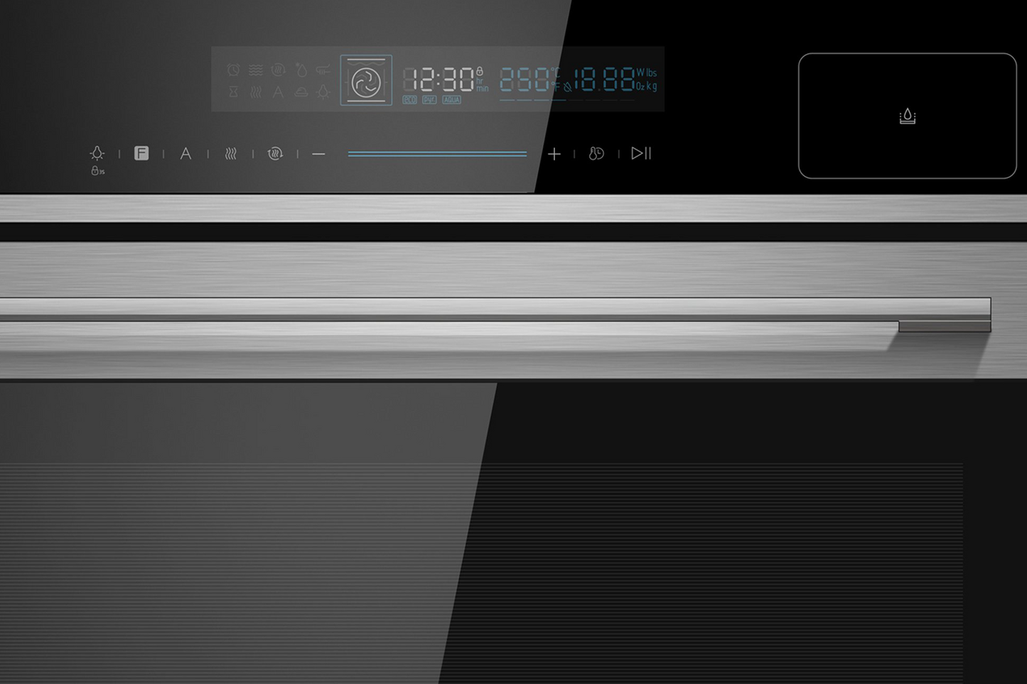 Cuptor electric cu abur Master Kitchen MKO 1309ED-CSBK - Gallery Image 2
