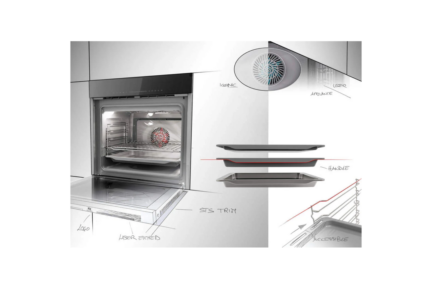 Pachet Master Kitchen MKO 1307ED-MPBK + MKHG 6031ED-TCXS - Gallery Image 6