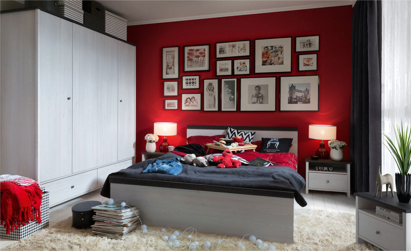 Dulap cu două uși PARIS (PORTO) SZF2D1S