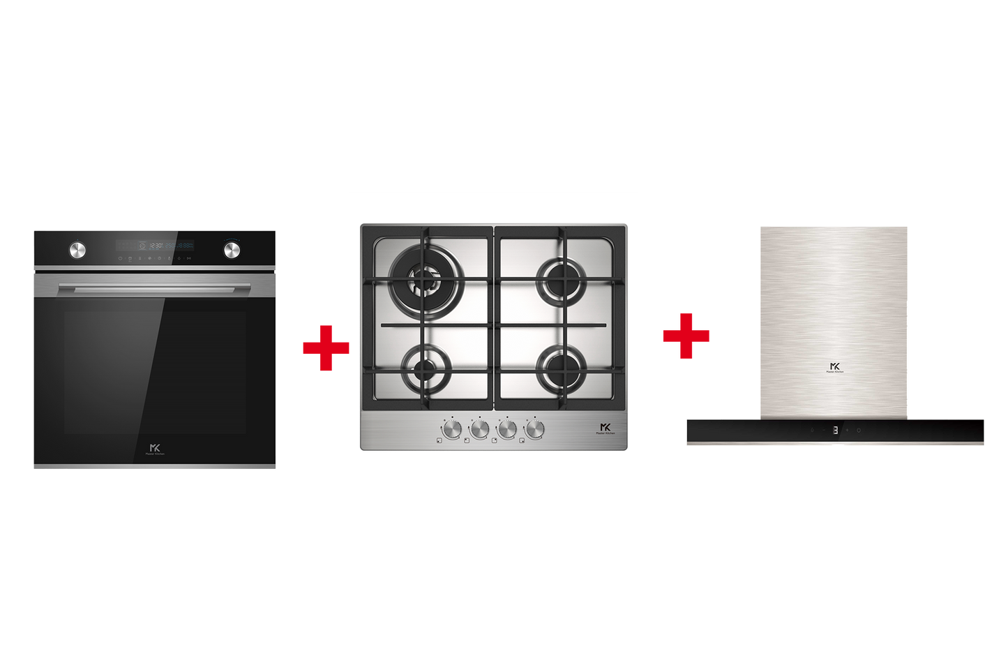 Pachet Master Kitchen MKO1307ED-MPBK + MKHG 6031ED-TCXS + T6081ED-TouchBK/XS - Main Image