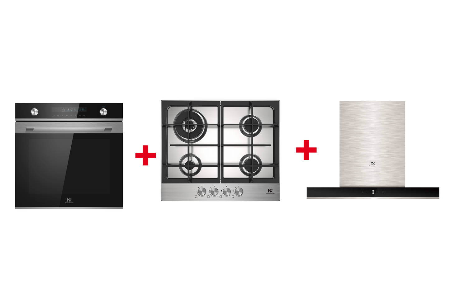 Pachet Master Kitchen MKO1307ED-MPBK + MKHG 6031ED-TCXS + T6081ED-TouchBK/XS - Gallery Image 1