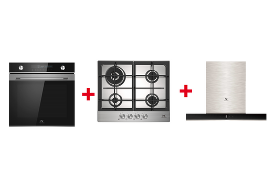 Pachet Master Kitchen MKO1307ED-MPBK + MKHG 6031ED-TCXS + T6081ED-TouchBK/XS - Gallery Image 1
