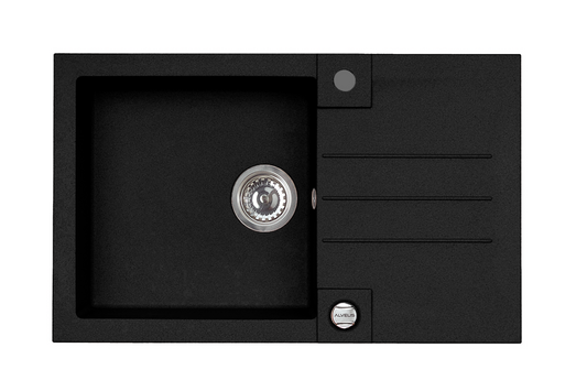 Chiuvetă Alveus Rock 130 A91 Carbon - Gallery Image 1