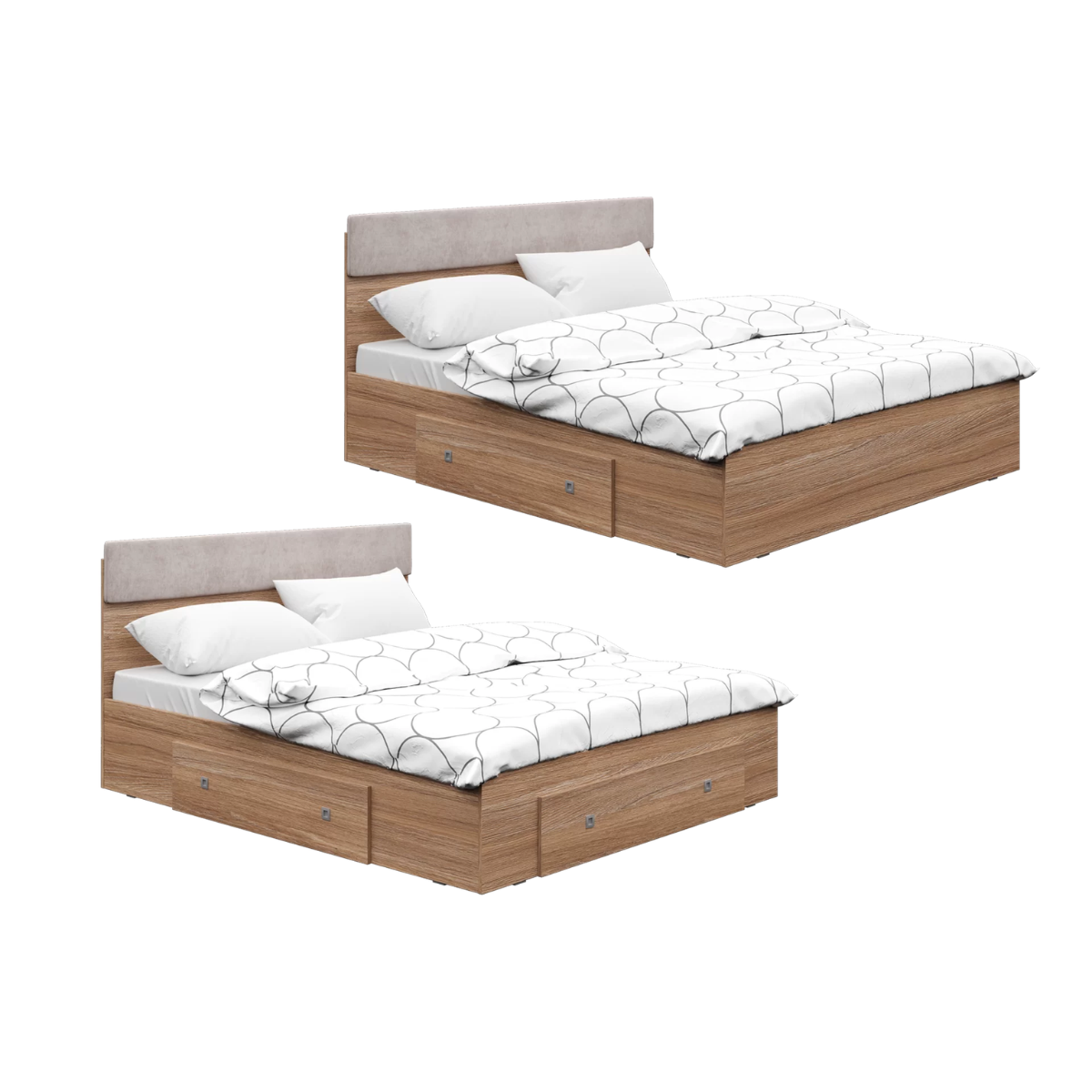 Pachet pat Domino + suport saltea