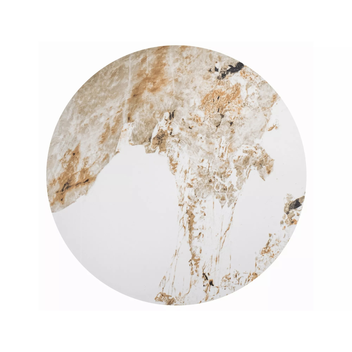 Masuta cafea Cyprus B, ceramica/ metal, 48 x 45 cm