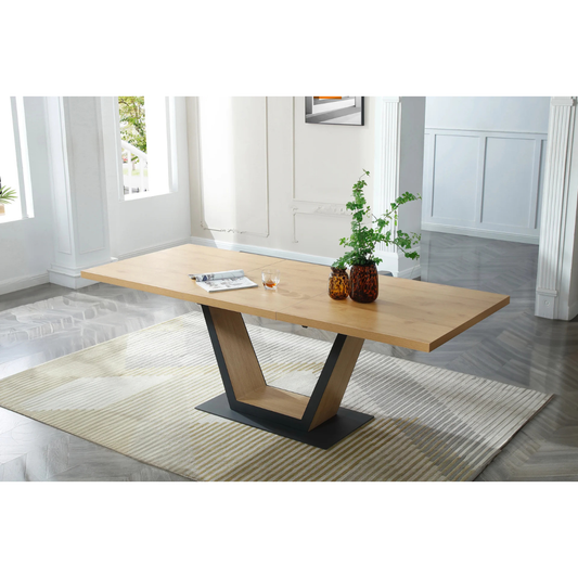 Masa extensibilă V-Wing wood