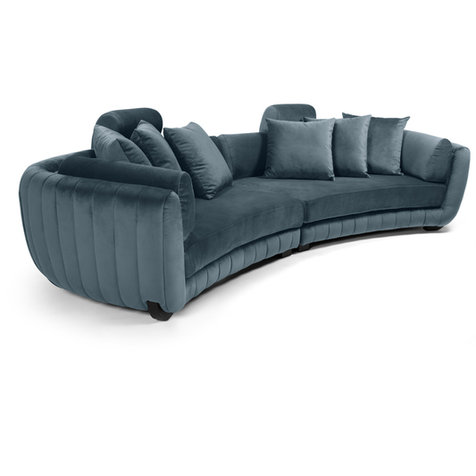 Canapea HAVANA matlasată, 5 locuri, cu șezlong S/D