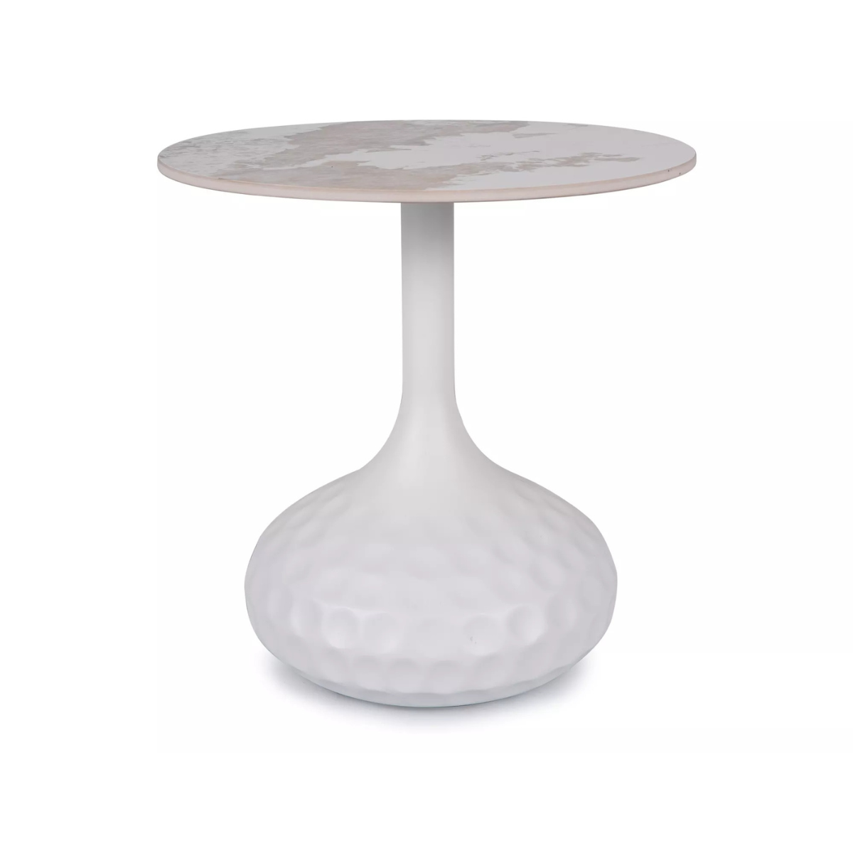 Masuta de cafea Salo B, blat ceramic/ metal, 50 x 49 cm