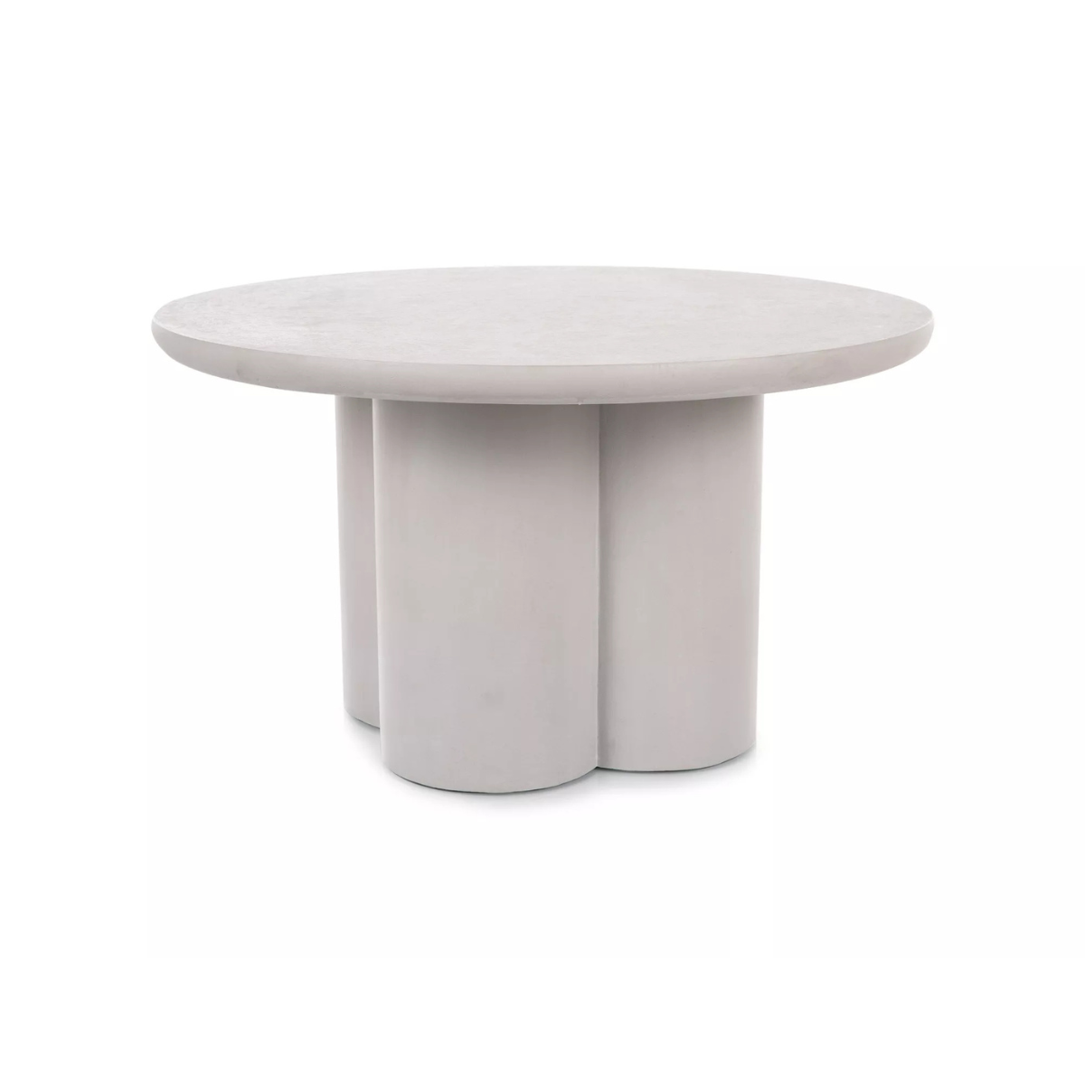 Masuta de cafea Rosalia, microciment, 80 x 45 cm, gri deschis