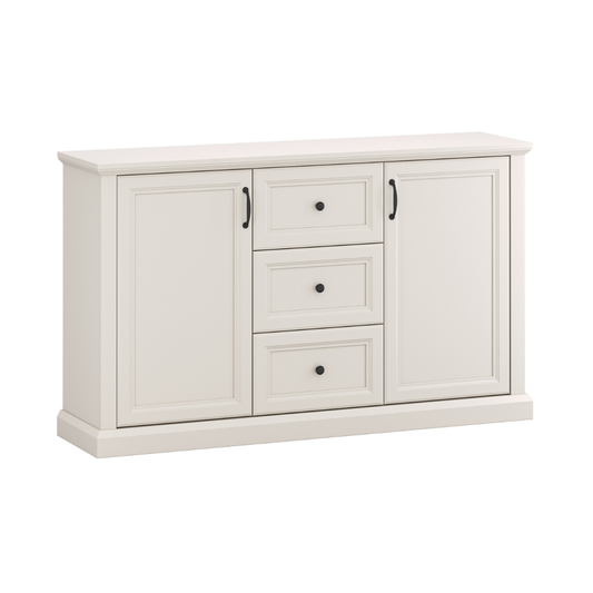 VERONA Comoda 2D3S (2 usi, 3 sertare), casmir, 150 x 38 x 90 cm