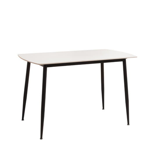 Masa fixa Melody, ceramica alba, 120 x 70 x 76 cm