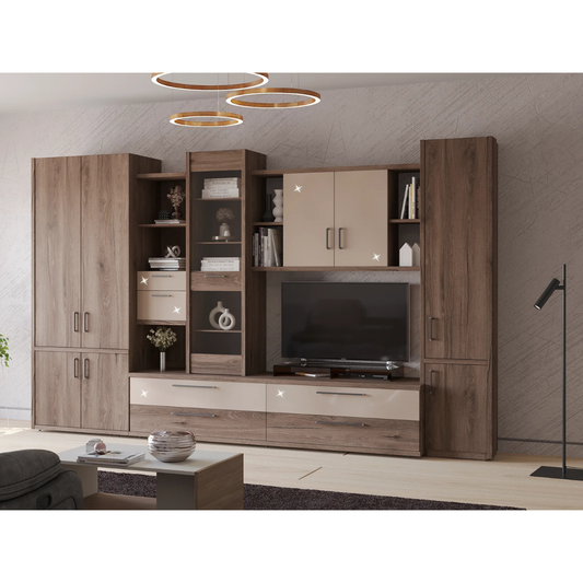 Living Miracco clasic L367 cu șifonier 4 uși