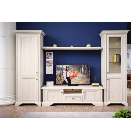 Living White - pin argintiu