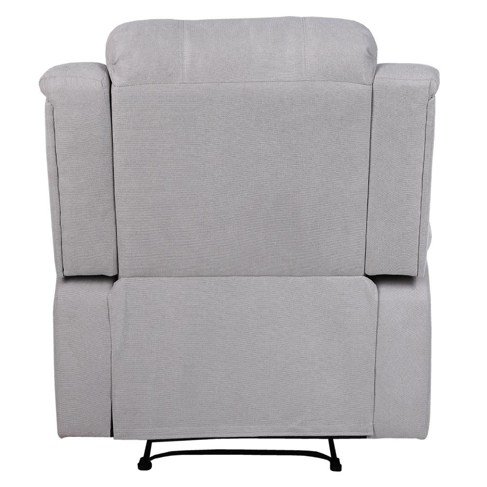 Fotoliu relaxant reglabil, material gri deschis, ASKOY NEW