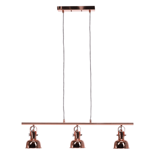 Lampă suspendată în stil retro, metal, roz auriu, AVIER TIP 4