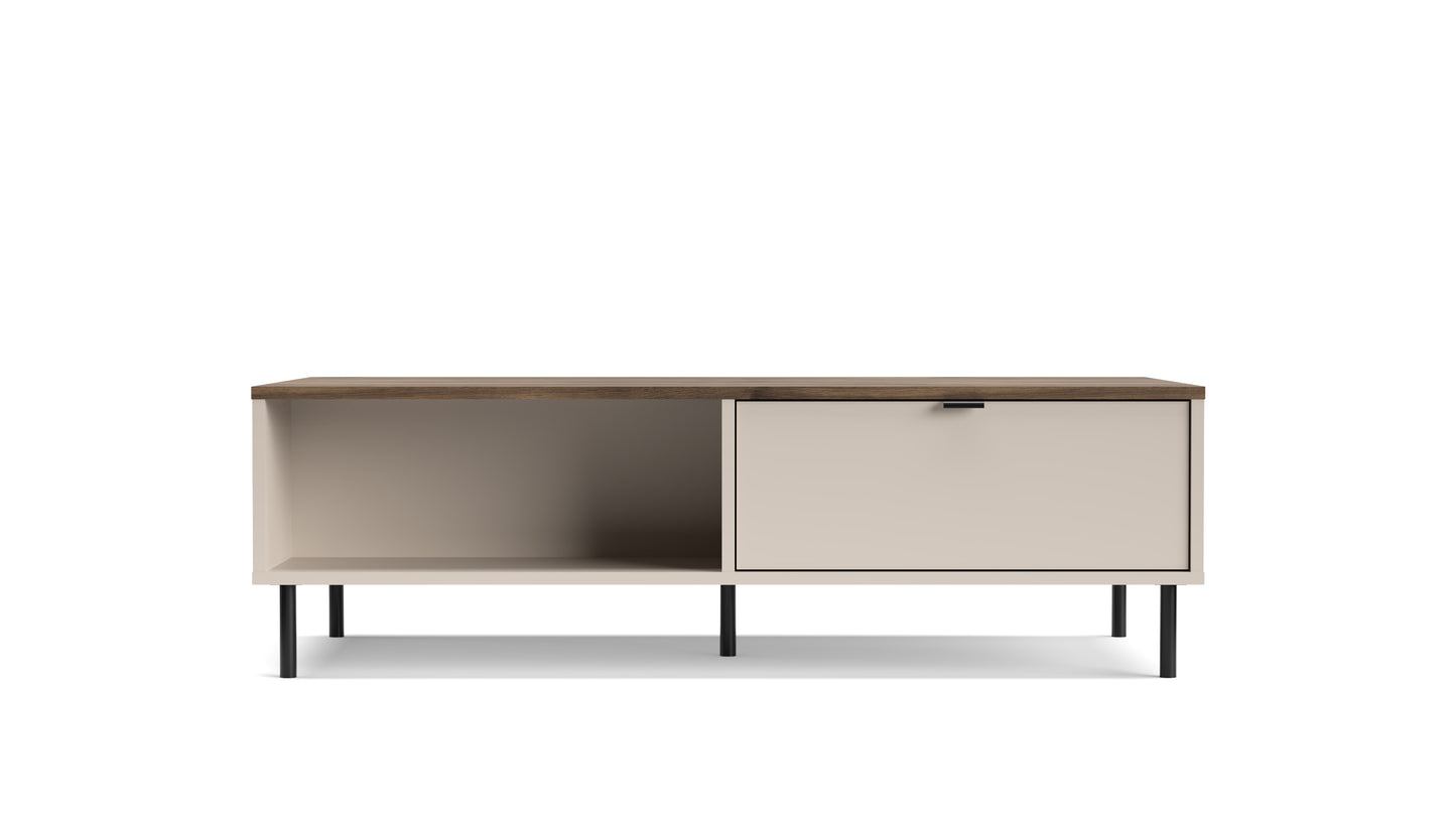 MIRAGE Masuta de cafea MR4, casmir/ stejar castelo, 110 x 60 x 37 cm