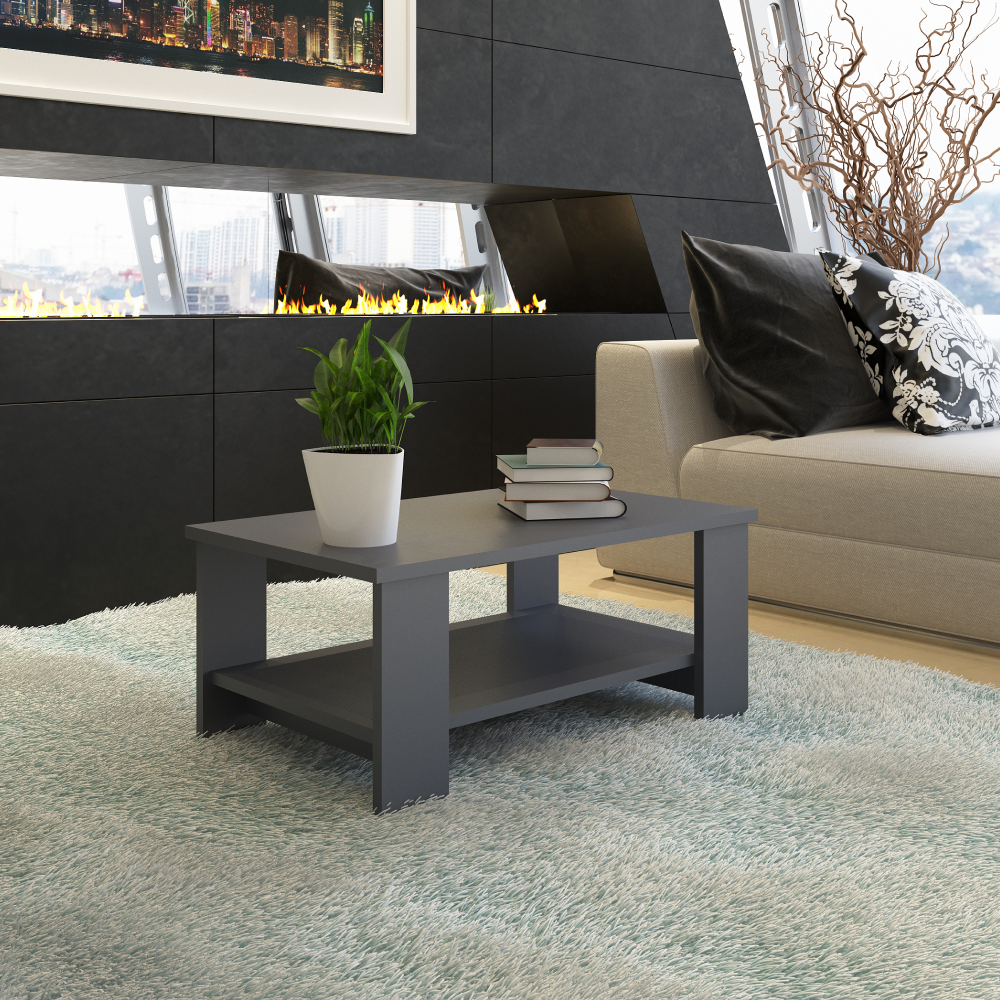 Măsuţa de cafea, grafit, BERNARDO