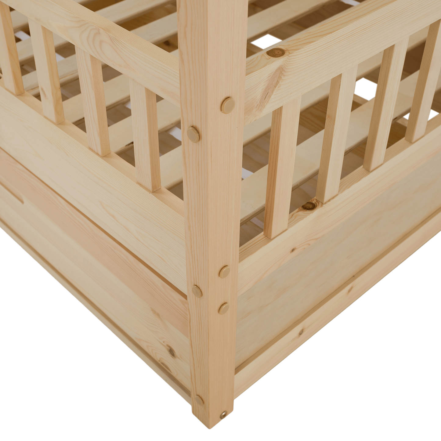 Pat Montessori, 90x200, natural, masiv, BIANKA