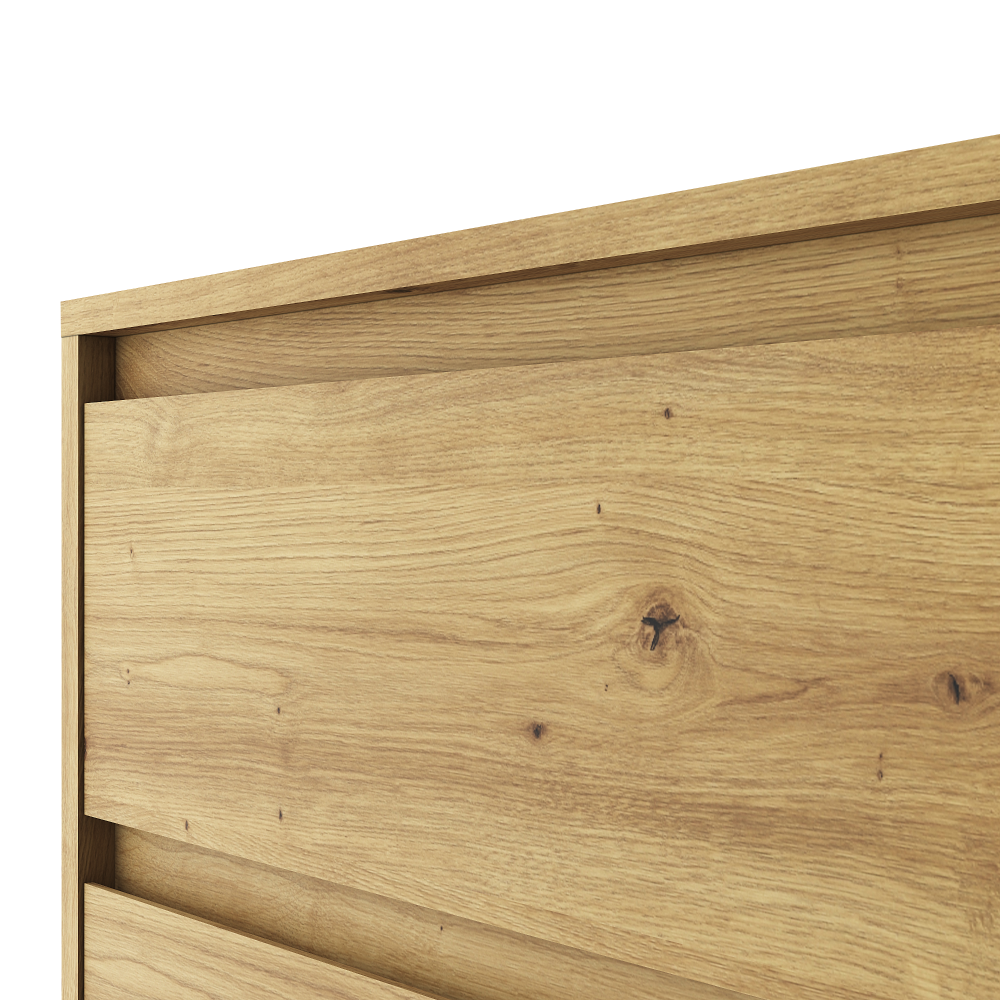 Comodă, stejar artisan, BOGAN NEW 1D3S