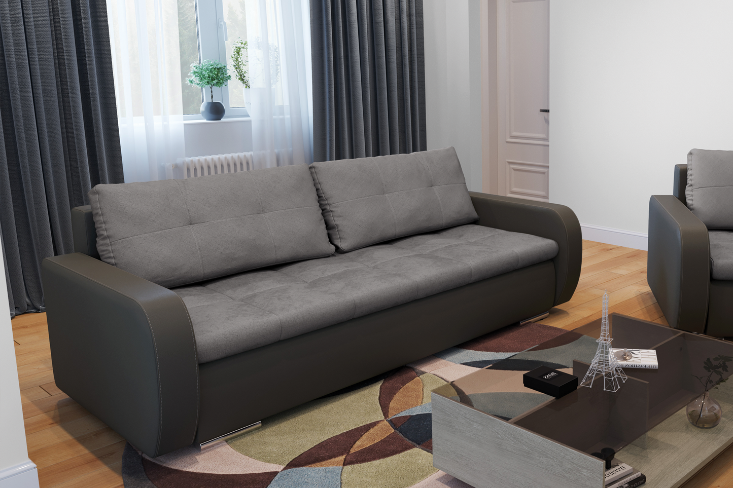 Canapea extensibilă Mondo cu ladă pentru depozitare - Gallery Image 2