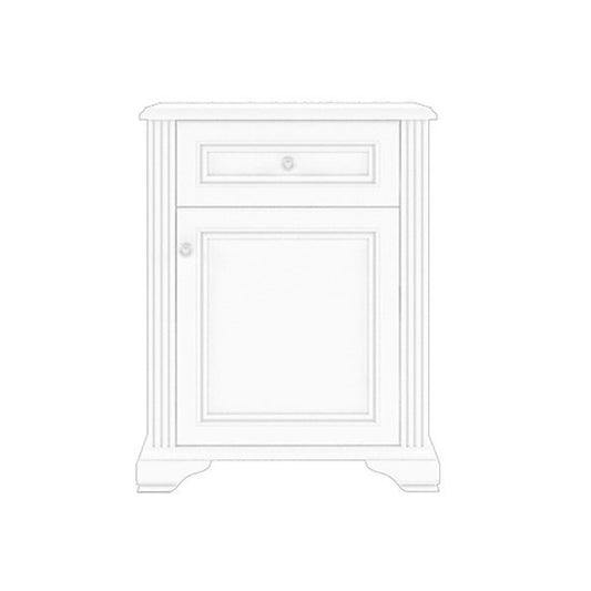 Comodă WHITE, 1D1S