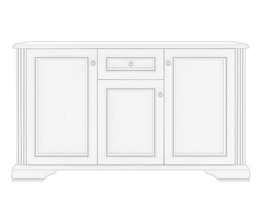 Comodă WHITE, 3D1S