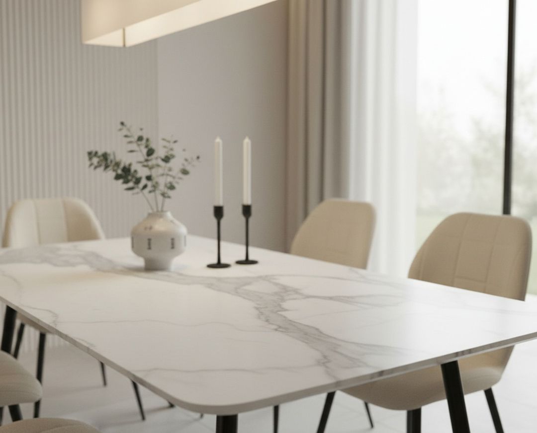 Masa fixa Corus, blat ceramic, 140 * 80 * 75 cm H