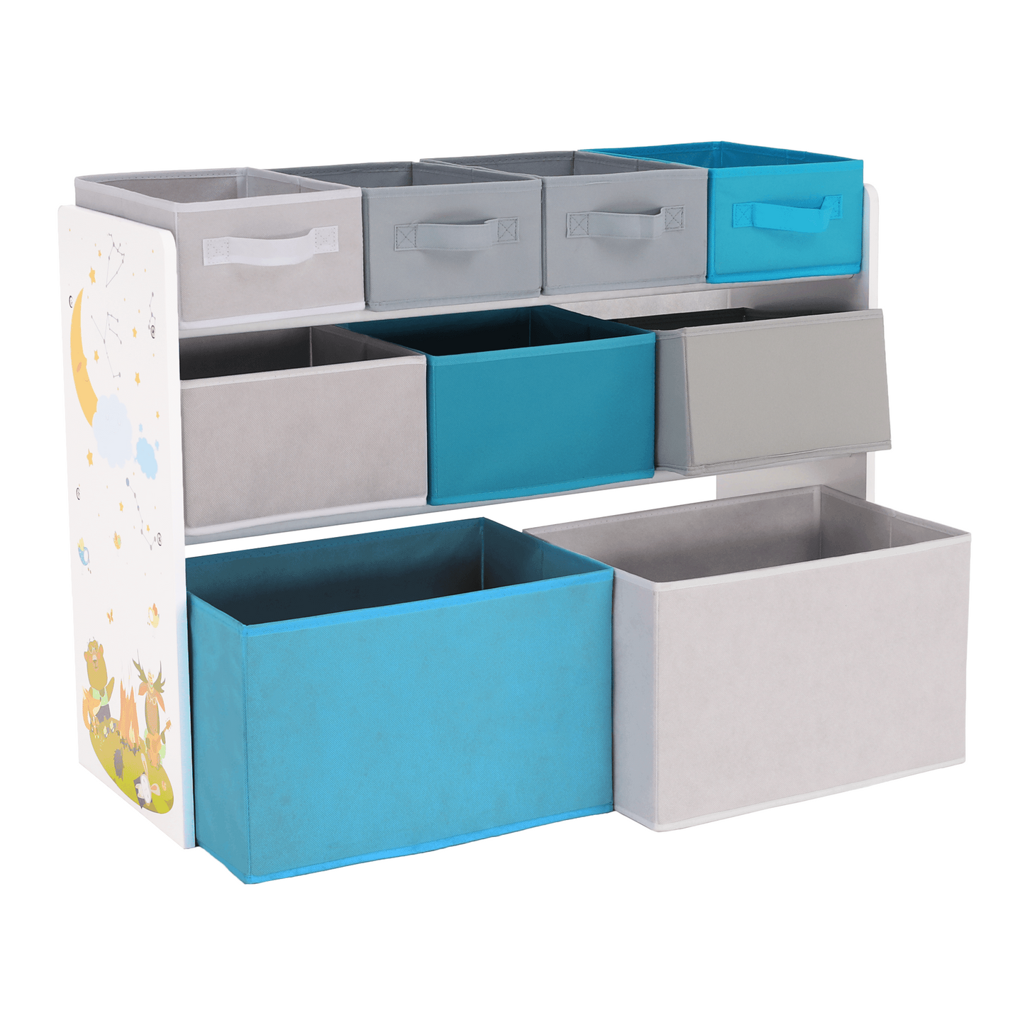 Organizator / raft pentru jucării, multicolor / model, DARLING TYPE 2