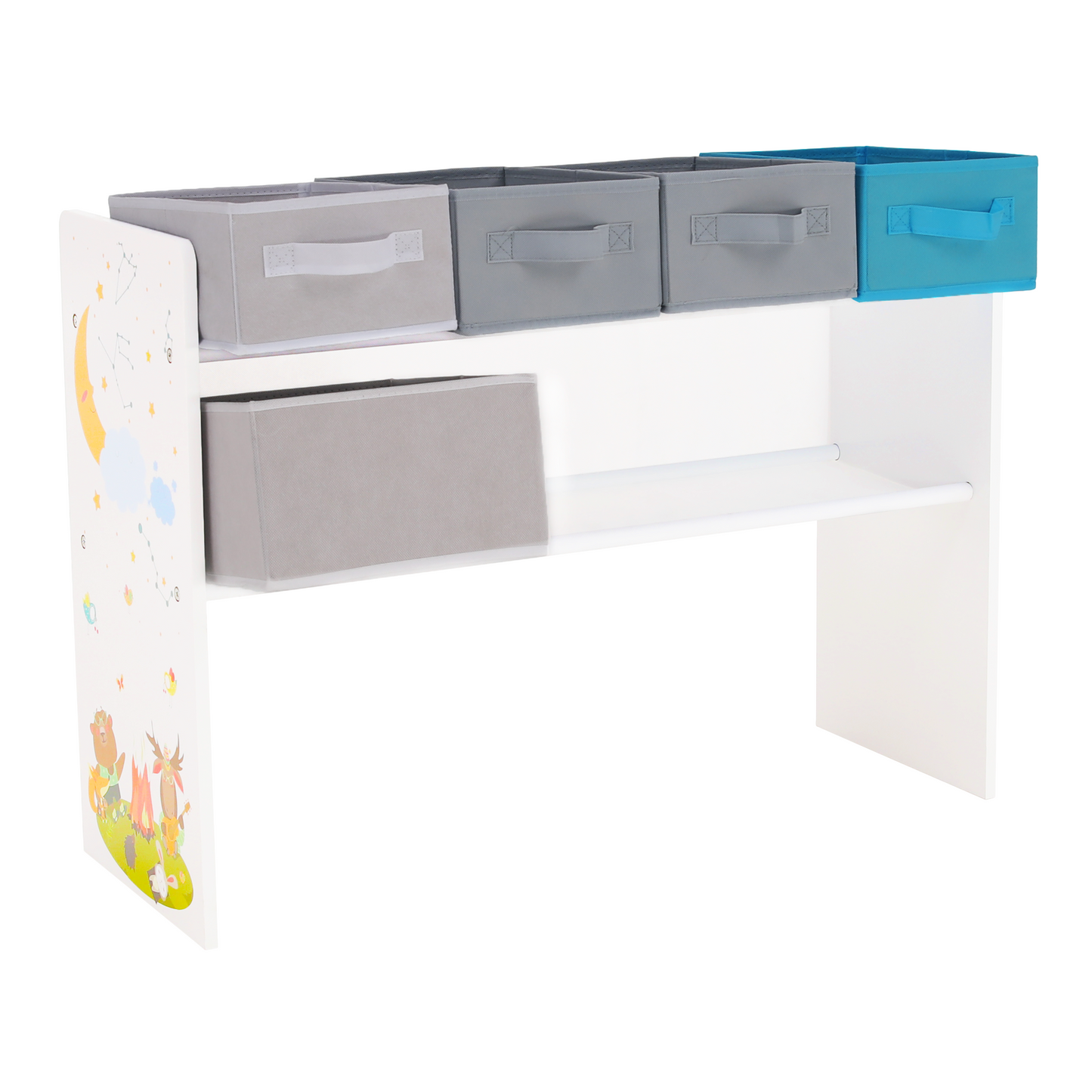 Organizator / raft pentru jucării, multicolor / model, DARLING TYPE 2