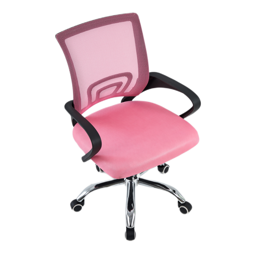 Scaun de birou, roz/ negru, DEX 4 NEW