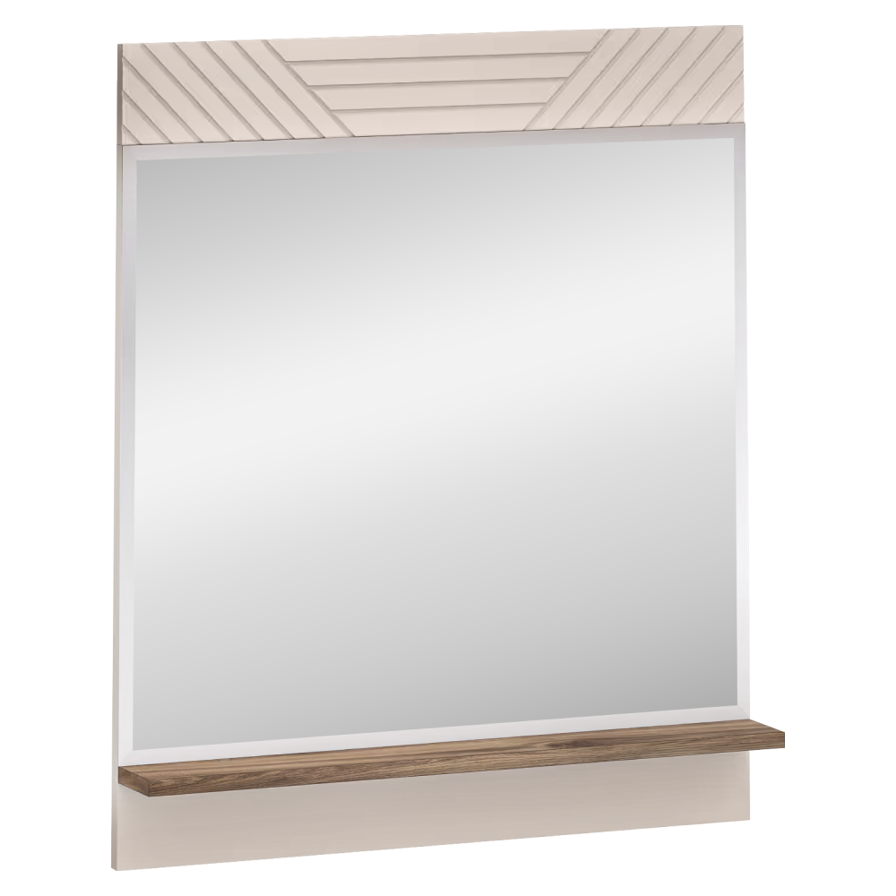 Oglindă 70 caşmir/stejar castello, EYCO