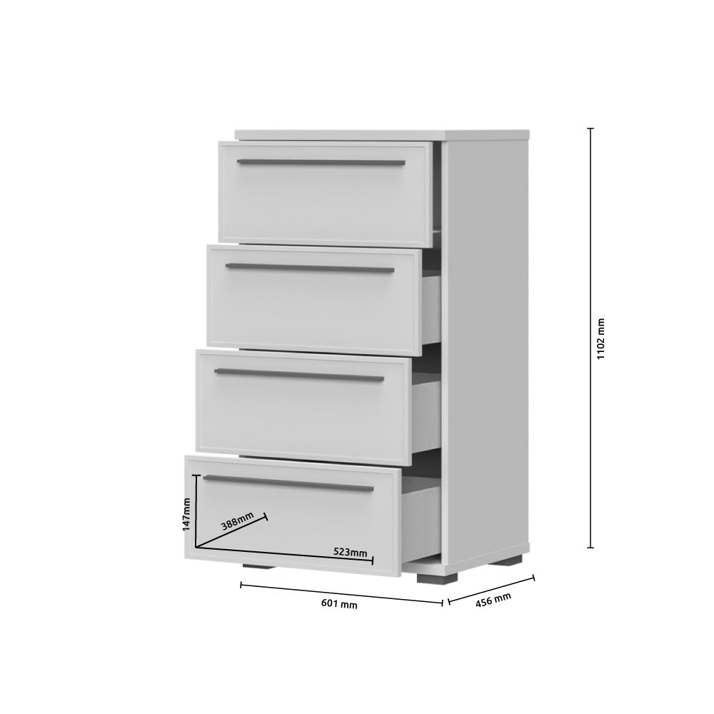 OPERA comoda cu 4 sertare F4/ OP, 76 x 45 x 97 cm