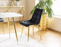 Scaun Chic Gold Velvet