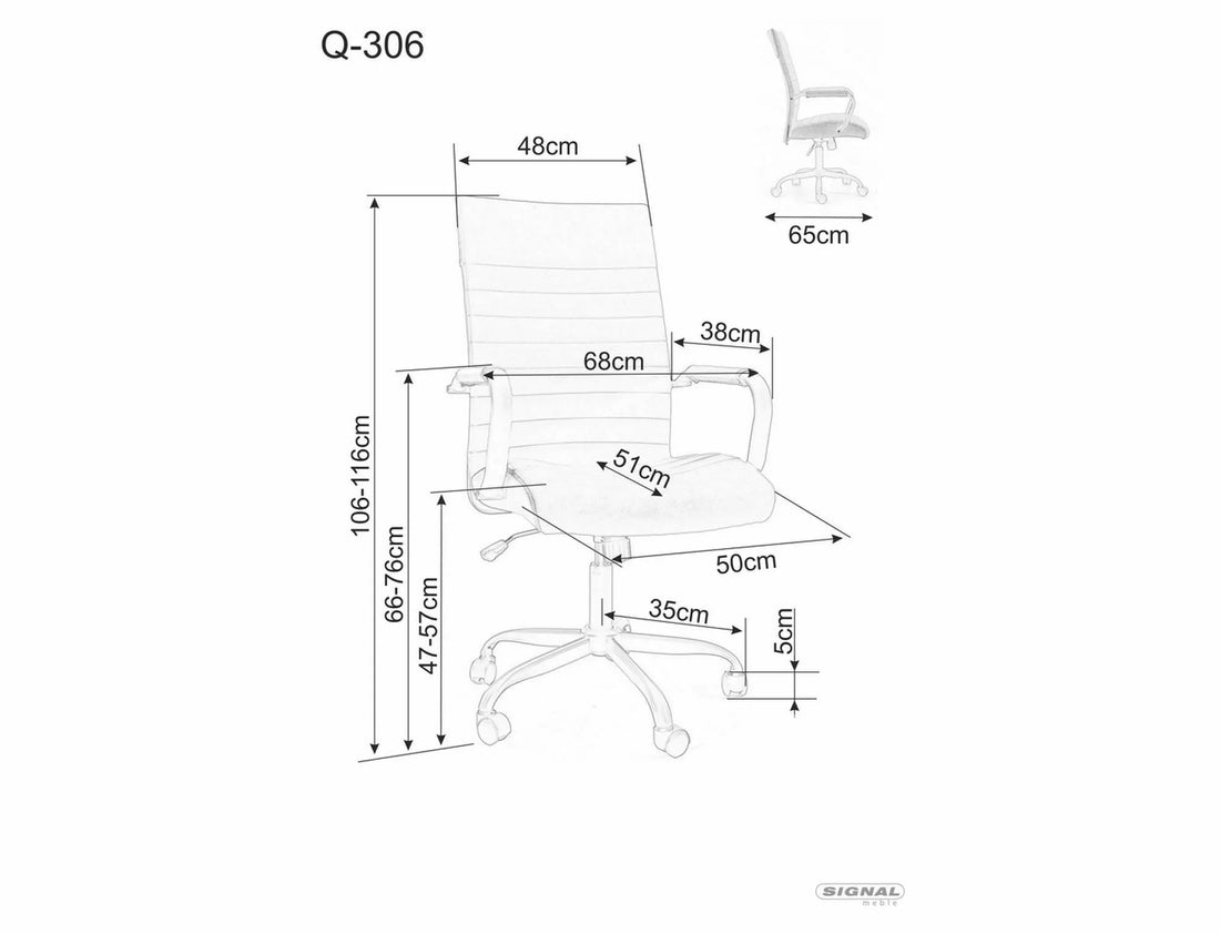 Scaun pivotant Q-306