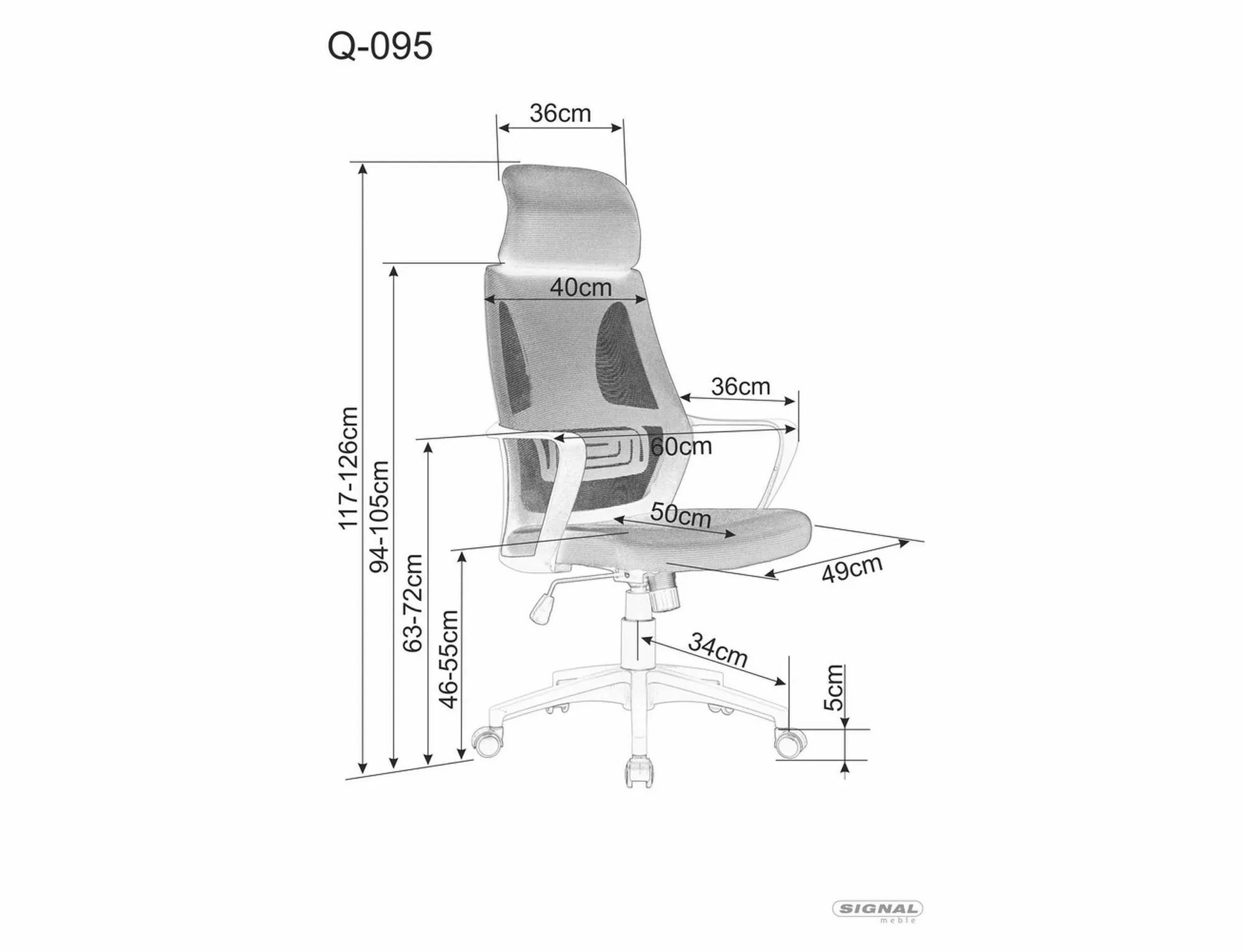 Scaun pivotant Q-095