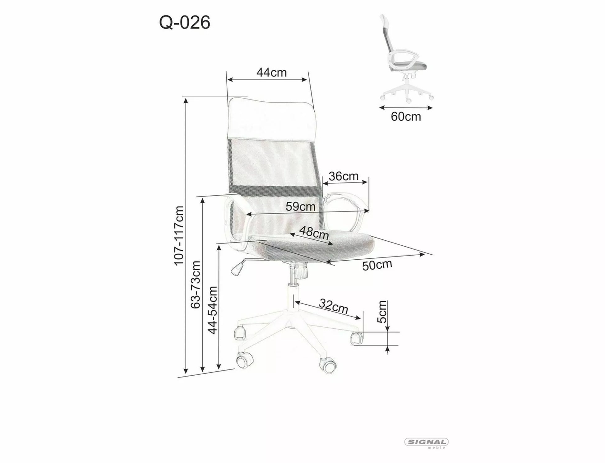 Scaun pivotant Q-026