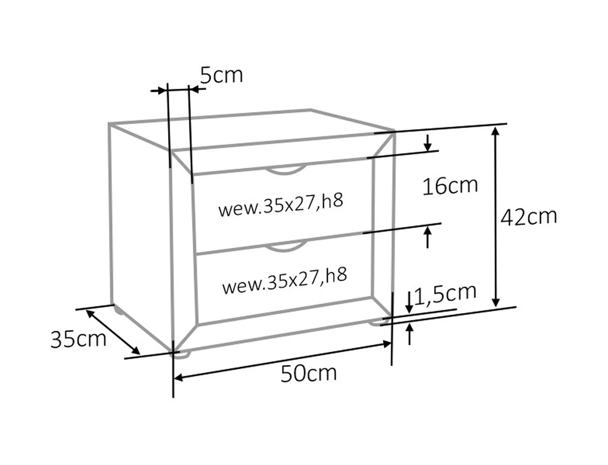 ET-002 Noptiera din catifea