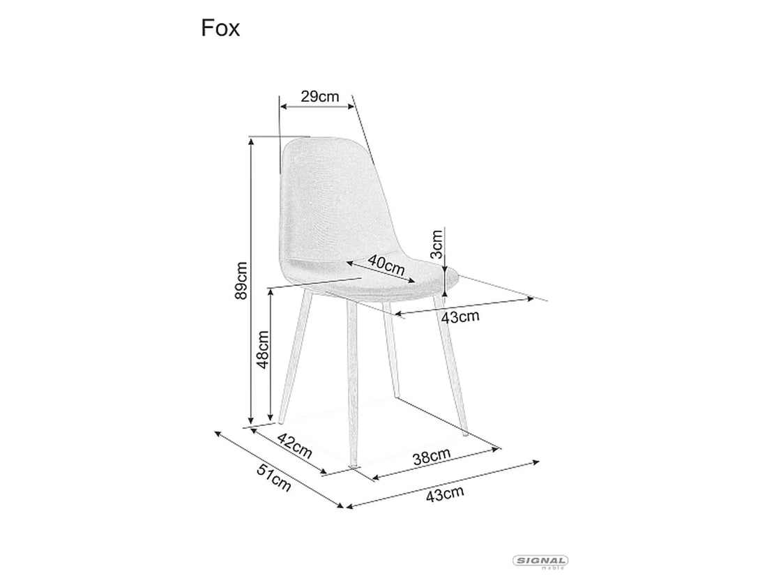 Parte de scaun Fox