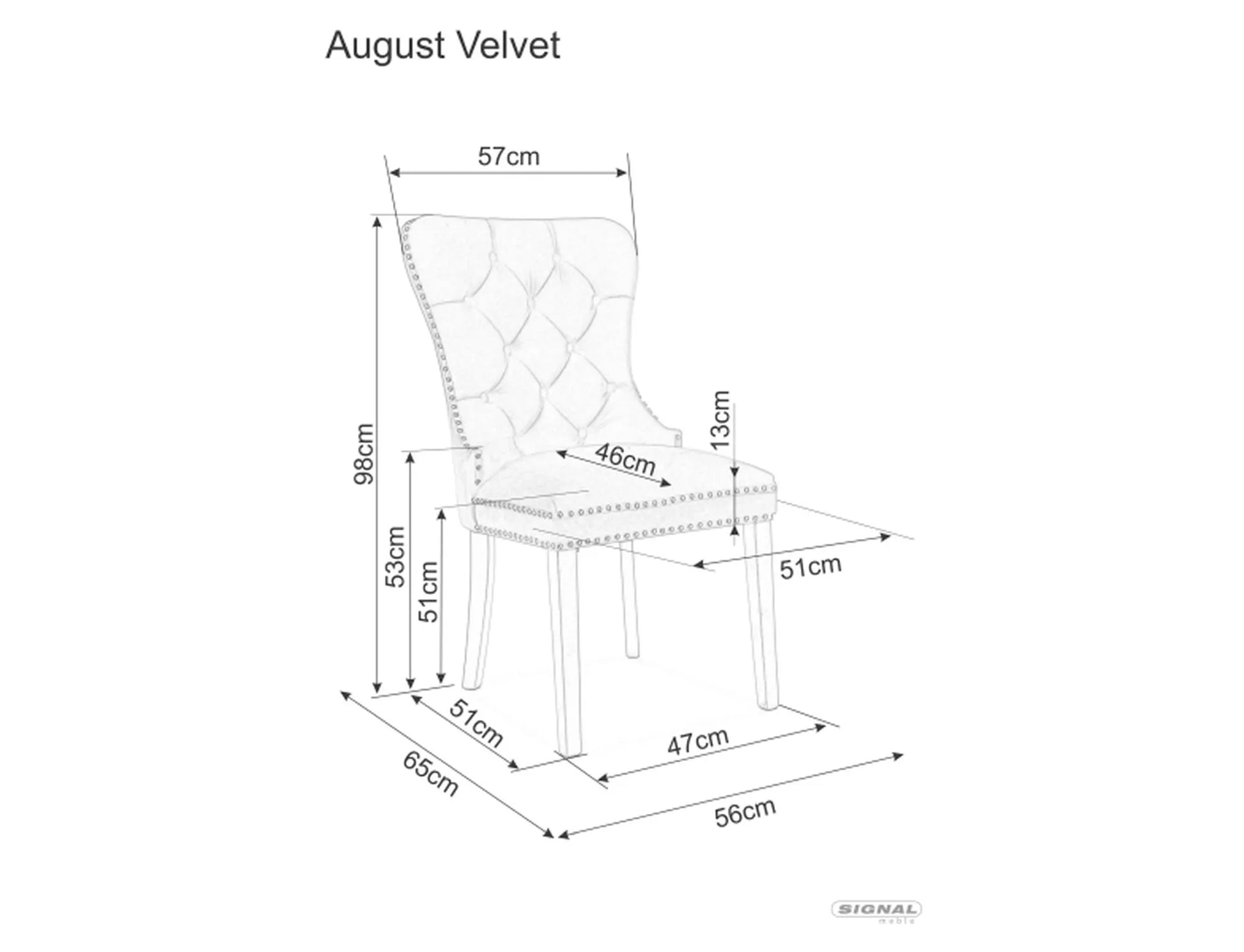 Scaun August Velvet