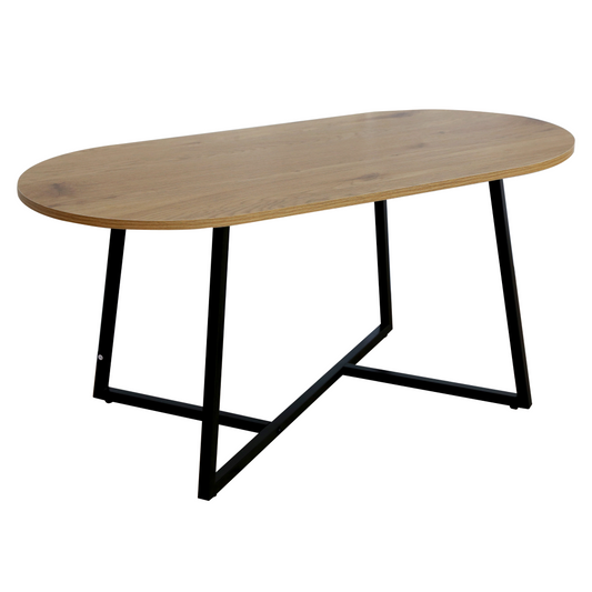 Măsuţă de cafea, stejar/negru, FREMONT