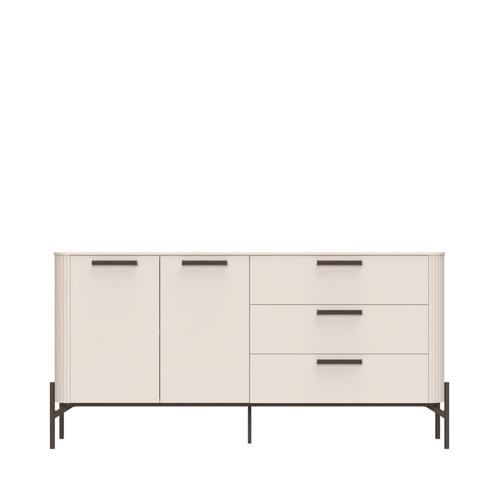 RONDO Comoda 2 usi 3 sertare K23/RO, 180 x 46 x 91 cm