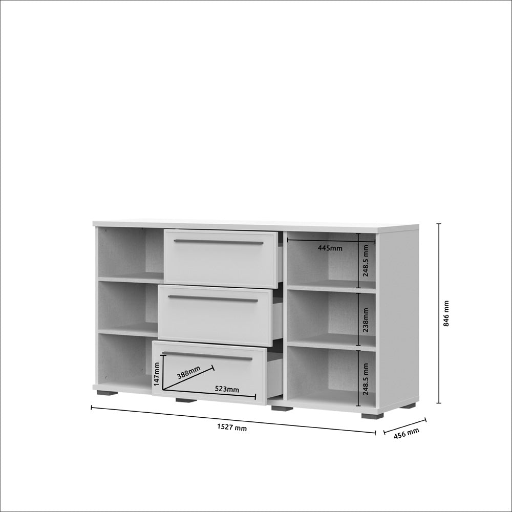 OPERA comoda cu 2U3S  K23/ OP, 153 x 45 x 85 cm