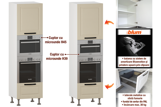 Modul înalt pentru cuptor și cuptor cu microunde s&d - Gallery Image 1